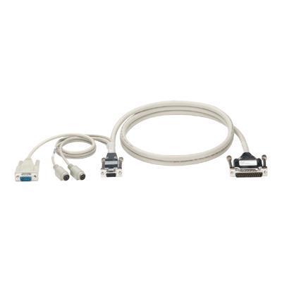 ServSwitch to Keyboard/Monitor/Mouse Cables for Touch Screen Support - keyboard / video / mouse / serial cable - 5 ft