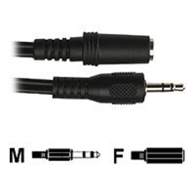 Black Box EJ111-0010 Audio cable - stereo mini jack (M) to stereo mini jack (F) - 10 ft - molded