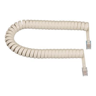 Modular Coiled Handset Cords handset cable - 12 ft