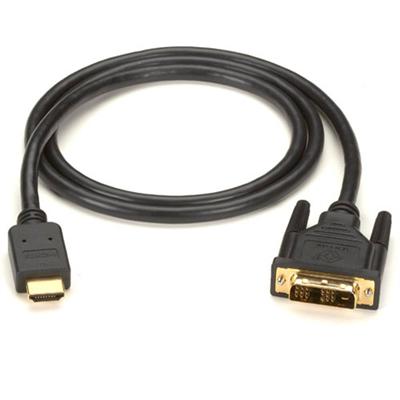 Black Box EVHDMI02T 001M Video cable HDMI DVI 19 pin HDMI M to DVI D M 3.3 ft