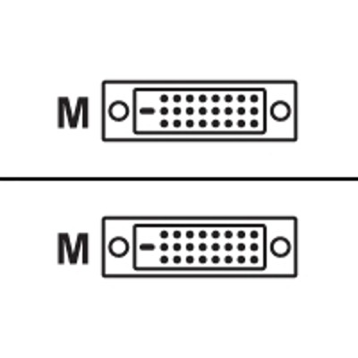 Black Box EVNDVI02 0015 DVI extension cable DVI D M to DVI D M 15 ft