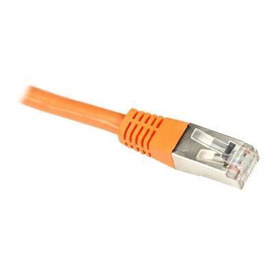 Black Box EVNSL0172OR 0005 Network cable RJ 45 M to RJ 45 M 5 ft screened shielded twisted pair SSTP CAT 5e molded stranded orange