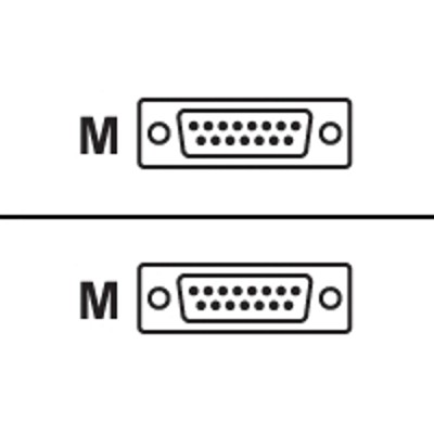 Black Box ETNMSR02-0005 T1 cable - DB-15 (M) to DB-15 (M) - 5 ft - shielded - solid - gray Black Box ETNMSR02-0005 T1 cable - DB-15 (M) to DB-15 (M) - 5 ft - shielded - solid - gray