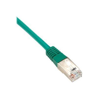 Black Box EVNSL0172GN-0002 Network cable - RJ-45 (M) to RJ-45 (M) - 2 ft - screened shielded twisted pair (SSTP) - CAT 5e - molded stranded - green Black Box EVNSL0172GN-0002 Network cable - RJ-45 (M) to RJ-45 (M) - 2 ft - screened shielded twisted pair (SSTP) - CAT 5e - molded stranded - green