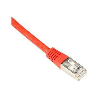 Black Box EVNSL0172RD-0005 Network cable - RJ-45 (M) to RJ-45 (M) - 5 ft - screened shielded twisted pair (SSTP) - CAT 5e - molded stranded - red Black Box EVNSL0172RD-0005 Network cable - RJ-45 (M) to RJ-45 (M) - 5 ft - screened shielded twisted pair (SSTP) - CAT 5e - molded stranded - red
