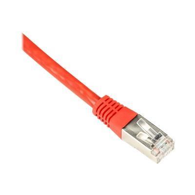 Black Box EVNSL0172RD-0007 Network cable - RJ-45 (M) to RJ-45 (M) - 7 ft - screened shielded twisted pair (SSTP) - CAT 5e - molded stranded - red Black Box EVNSL0172RD-0007 Network cable - RJ-45 (M) to RJ-45 (M) - 7 ft - screened shielded twisted pair (SSTP) - CAT 5e - molded stranded - red
