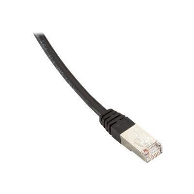 Black Box EVNSL0173BK-0005 Network cable - RJ-45 (M) to RJ-45 (M) - 5 ft - FTP - CAT 5e - plenum molded solid - black Black Box EVNSL0173BK-0005 Network cable - RJ-45 (M) to RJ-45 (M) - 5 ft - FTP - CAT 5e - plenum molded solid - black