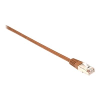 Black Box EVNSL0173BR-0015 Network cable - RJ-45 (M) to RJ-45 (M) - 15 ft - FTP - CAT 5e - plenum molded solid - brown Black Box EVNSL0173BR-0015 Network cable - RJ-45 (M) to RJ-45 (M) - 15 ft - FTP - CAT 5e - plenum molded solid - brown