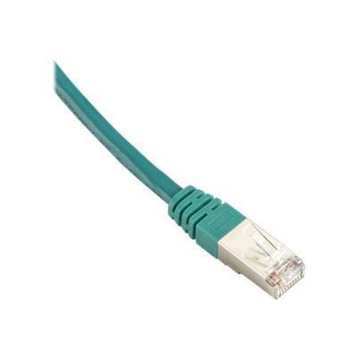 Black Box EVNSL0173GN-0007 Network cable - RJ-45 (M) to RJ-45 (M) - 7 ft - FTP - CAT 5e - plenum molded solid - green Black Box EVNSL0173GN-0007 Network cable - RJ-45 (M) to RJ-45 (M) - 7 ft - FTP - CAT 5e - plenum molded solid - green