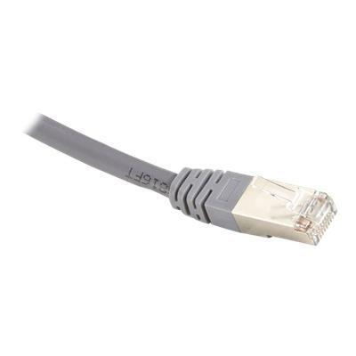 Black Box EVNSL0173GY-0100 Network cable - RJ-45 (M) to RJ-45 (M) - 100 ft - FTP - CAT 5e - plenum molded solid - gray Black Box EVNSL0173GY-0100 Network cable - RJ-45 (M) to RJ-45 (M) - 100 ft - FTP - CAT 5e - plenum molded solid - gray