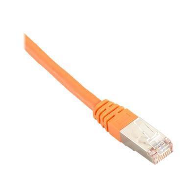 Black Box EVNSL0173OR 0010 Network cable RJ 45 M to RJ 45 M 10 ft FTP CAT 5e plenum molded solid orange