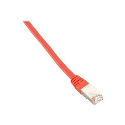 Black Box EVNSL0173RD 0010 Network cable RJ 45 M to RJ 45 M 10 ft FTP CAT 5e plenum molded solid red