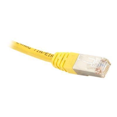 Black Box EVNSL0173YL 0025 Network cable RJ 45 M to RJ 45 M 25 ft FTP CAT 5e plenum molded solid yellow