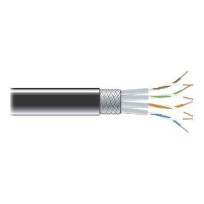 Black Box EVNSL0272BK-1000 CAT6 - Bulk cable - 1000 ft - screened shielded twisted pair (SSTP) - CAT 6 - stranded - black Black Box EVNSL0272BK-1000 CAT6 - Bulk cable - 1000 ft - screened shielded twisted pair (SSTP) - CAT 6 - stranded - black