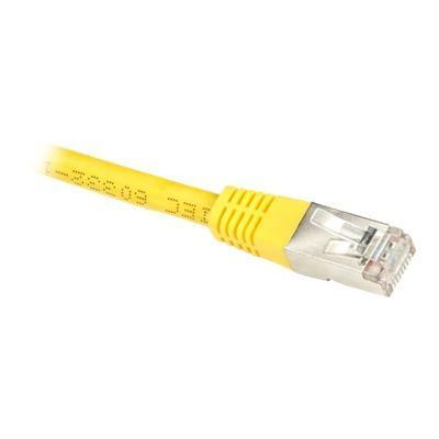 Black Box EVNSL0272YL 0001 Network cable RJ 45 M to RJ 45 M 1 ft screened shielded twisted pair SSTP CAT 6 stranded solid yellow