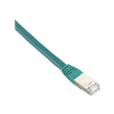 Black Box EVNSL0273GN 0001 Network cable RJ 45 M to RJ 45 M 1 ft FTP CAT 6 plenum molded solid green