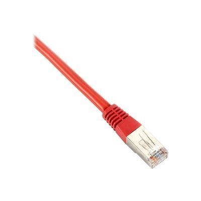 Black Box EVNSL0506MS 0001 Backbone Cable Patch cable RJ 45 M to RJ 45 M 1 ft FTP CAT 5e molded solid red
