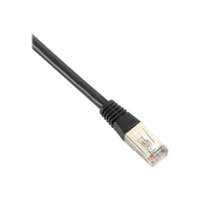 Black Box EVNSL0508MS 0006 Backbone Cable Patch cable RJ 45 M to RJ 45 M 6 ft FTP CAT 5e molded solid black