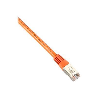 Black Box EVNSL0510MS 0015 Backbone Cable Patch cable RJ 45 M to RJ 45 M 15 ft FTP CAT 5e molded solid orange
