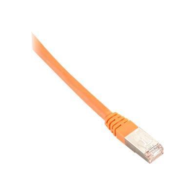Black Box EVNSL0273OR 0001 Network cable RJ 45 M to RJ 45 M 1 ft FTP CAT 6 plenum molded solid orange