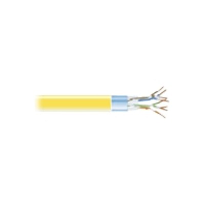 Black Box EVNSL0514A 1000 CAT5e Bulk cable 1000 ft STP CAT 5e plenum solid yellow