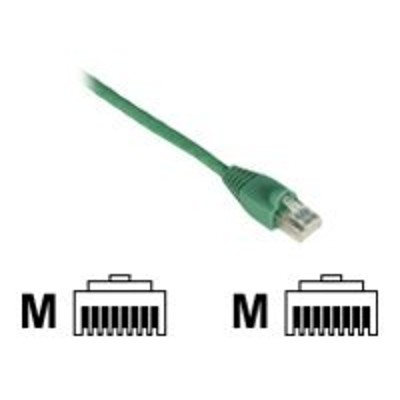 Black Box EVNSL642 0025 25PAK GigaTrue 550 Patch cable RJ 45 M to RJ 45 M 25 ft UTP CAT 6 stranded snagless booted green pack of 25