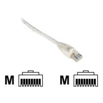 Black Box EVNSL650 0010 25PAK GigaTrue 550 Patch cable RJ 45 M to RJ 45 M 10 ft UTP CAT 6 stranded snagless booted white pack of 25