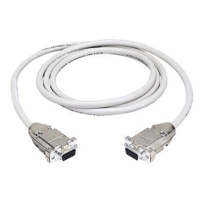 Black Box EYN257T 0015 MF Null modem cable DB 9 M to DB 9 F 15 ft gray