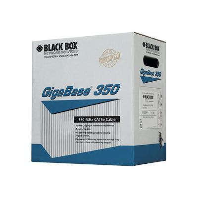 Black Box EYN858A PB 1000 GigaBase 350 Bulk cable 1000 ft UTP CAT 5e plenum solid green
