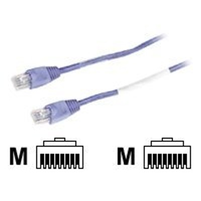 Black Box EYN795MS 0075 Backbone Cable Network cable RJ 45 M to RJ 45 M 75 ft UTP CAT 5e molded solid snagless blue