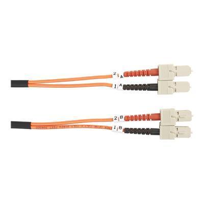 Black Box FO625 001M SCSC Value Line Patch cable SC multi mode M to SC multi mode M 3.3 ft fiber optic 62.5 125 micron