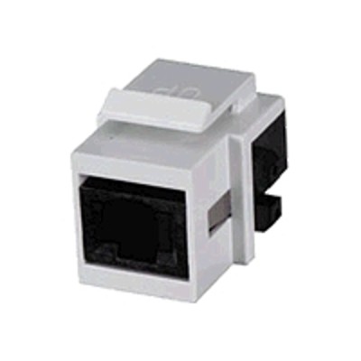 Black Box FMT347 10PAK R2 GigaStation 2 Snap Fitting Modular insert office white 1 port pack of 10