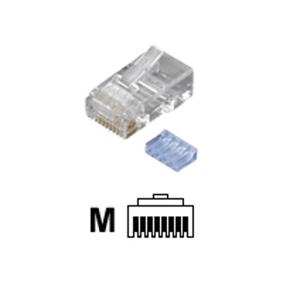 Black Box FMTP6 R2 100PAK CAT6 Modular Plug Network connector RJ 45 M CAT 6 pack of 100