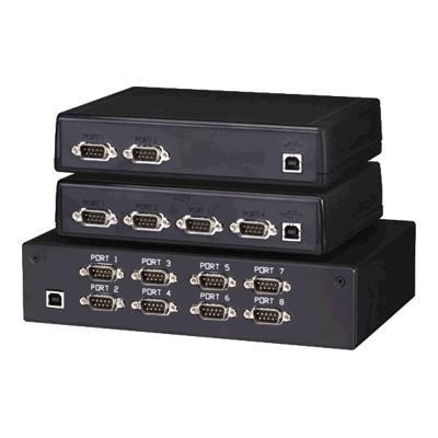 Black Box IC1027A USB Hub Serial adapter USB RS 232 x 4