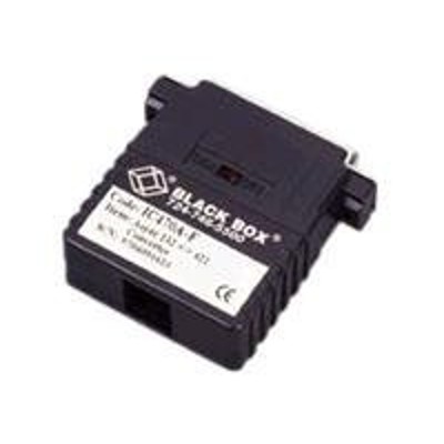 Black Box IC520A M Transceiver serial serial RS 232 serial RS 485 25 pin D Sub DB 25 terminal block up to 0.7 miles