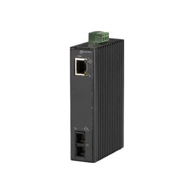Black Box LMC270A-MM-SC Hardened Mini Industrial - Fiber media converter - Ethernet - 10Base-T 100Base-FX 100Base-TX - SC multi-mode / RJ-45 - up to 12.4 mile