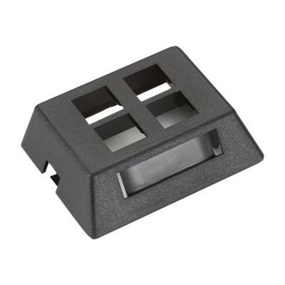 Black Box WPT471 MF GigaBase 2 Modular Furniture Faceplate 4 ports