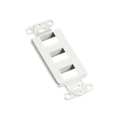 Black Box WP703 Wall mount frame kit - white - 3 ports - for P/N: WPAV-MW-DGW WPAV-MW-DWG-PW WPAV-SI-DGW Black Box WP703 Wall mount frame kit - white - 3 ports - for P/N: WPAV-MW-DGW WPAV-MW-DWG-PW WPAV-SI-DGW