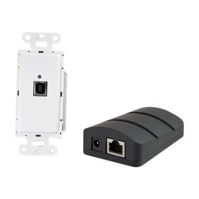 Cables To Go 53878 TruLink USB 2.0 Superbooster Wall Plate Transmitter to Dongle Receiver Kit USB extender USB 2.0 up to 328 ft
