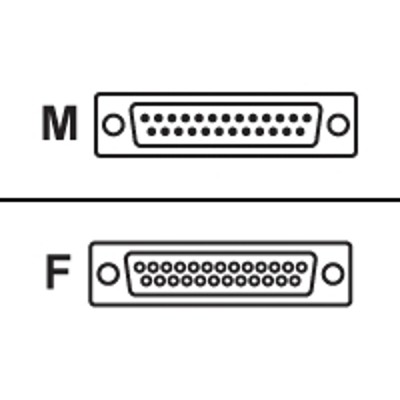 C2G 03033 Null modem cable - DB-25 (M) to DB-25 (F) - 25 ft - molded - beige C2G 03033 Null modem cable - DB-25 (M) to DB-25 (F) - 25 ft - molded - beige