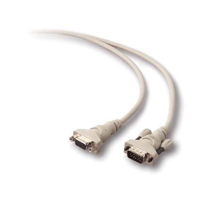 Belkin F2N028A06 PRO Series VGA Monitor Signal Replacement Cable - VGA cable - HD-15 (M) to HD-15 (M) - 6 ft - molded stranded thumbscrews Belkin F2N028A06 PRO Series VGA Monitor Signal Replacement Cable - VGA cable - HD-15 (M) to HD-15 (M) - 6 ft - molded stranded thumbscrews