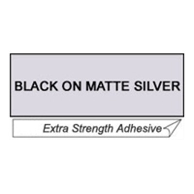 Brother TZE S961 TZeS961 Extra strength adhesive black on matte silver Roll 1.42 in x 26.3 ft 1 roll s laminated tape for P Touch PT 3600 550 9200