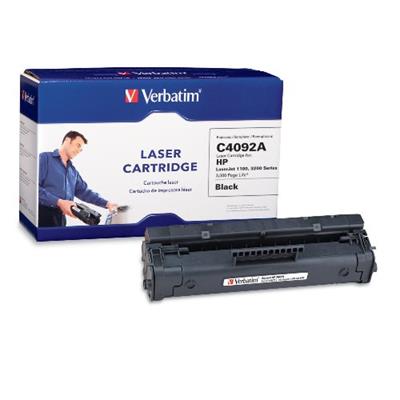 Verbatim 93876 HP C4092A Remanufactured Laser Toner Cartridge