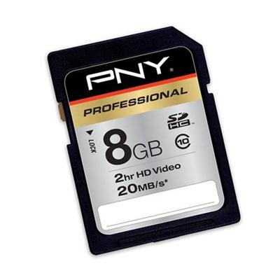 8GB High Speed Professional Series Secure Digital High Capacity (SDHC) Card - Class 10 (133x)