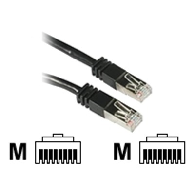 Cables To Go 28691 Cat5e Molded Shielded STP Network Patch Cable Patch cable RJ 45 M to RJ 45 M 5 ft STP CAT 5e molded stranded black