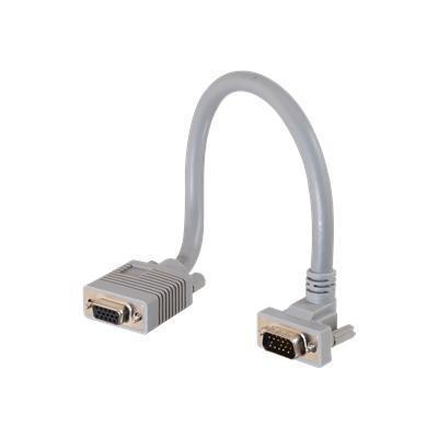 Cables To Go 52022 Premium - VGA extension cable - HD-15 (M) to HD-15 (F) - 3 ft - 90° connector - gray Cables To Go 52022 Premium - VGA extension cable - HD-15 (M) to HD-15 (F) - 3 ft - 90° connector - gray