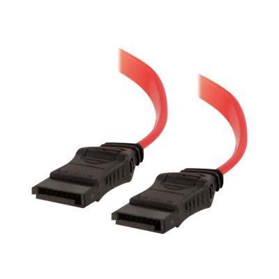Cables To Go 10192 7-pin 180° 1-device Serial Ata Cable - Sata Cable - 7 Pin Sata (f) - 7 Pin Sata (f) - 1 Ft - Red