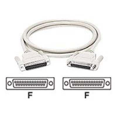 C2G 03012 Null modem cable - DB-25 (F) to DB-25 (F) - 10 ft - molded - beige C2G 03012 Null modem cable - DB-25 (F) to DB-25 (F) - 10 ft - molded - beige