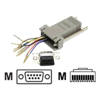 Cables To Go 07109 Serial RS-232 cable - RJ-45 (10 pin) (M) to DB-9 (M) - gray Cables To Go 07109 Serial RS-232 cable - RJ-45 (10 pin) (M) to DB-9 (M) - gray
