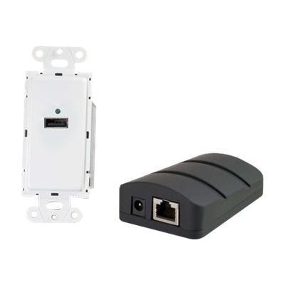 Cables To Go 53879 TruLink USB 2.0 Superbooster Dongle Transmitter to Wall Plate Receiver Kit USB extender USB 2.0 up to 328 ft